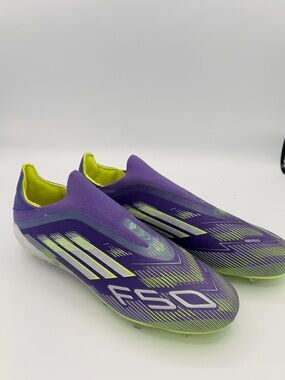 Men's F50 Purple/Yellow Soccer Cleats fibertouch  EU size 45